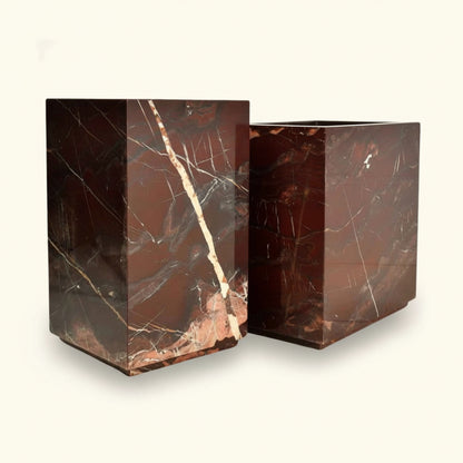 LENI PLINTH SIDE TABLE | RED JESPER | 2 SIZES