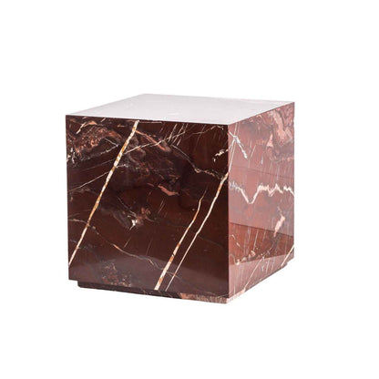 LENI PLINTH SIDE TABLE | RED JESPER | 2 SIZES