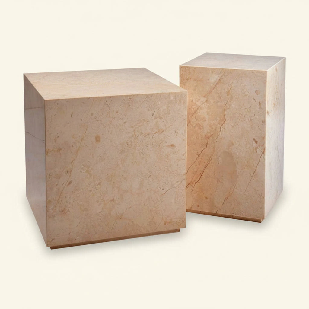 LENI PLINTH SIDE TABLE | ROSALIA | 2 SIZES