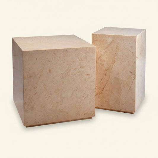 LENI PLINTH SIDE TABLE | ROSALIA | 2 SIZES