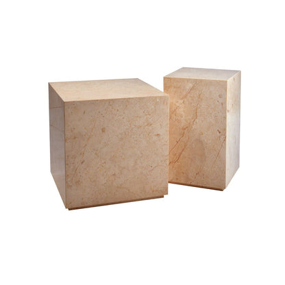 LENI PLINTH SIDE TABLE | ROSALIA | 2 SIZES