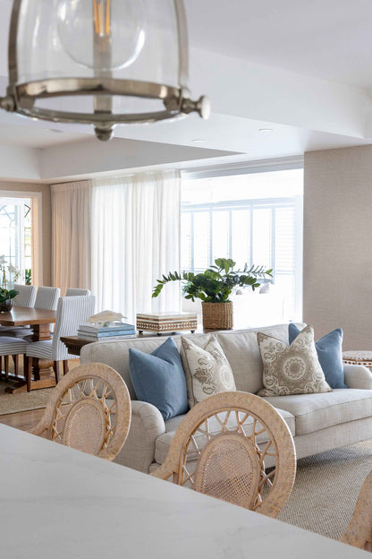 Lola Light Rattan Swivel Bar Stool