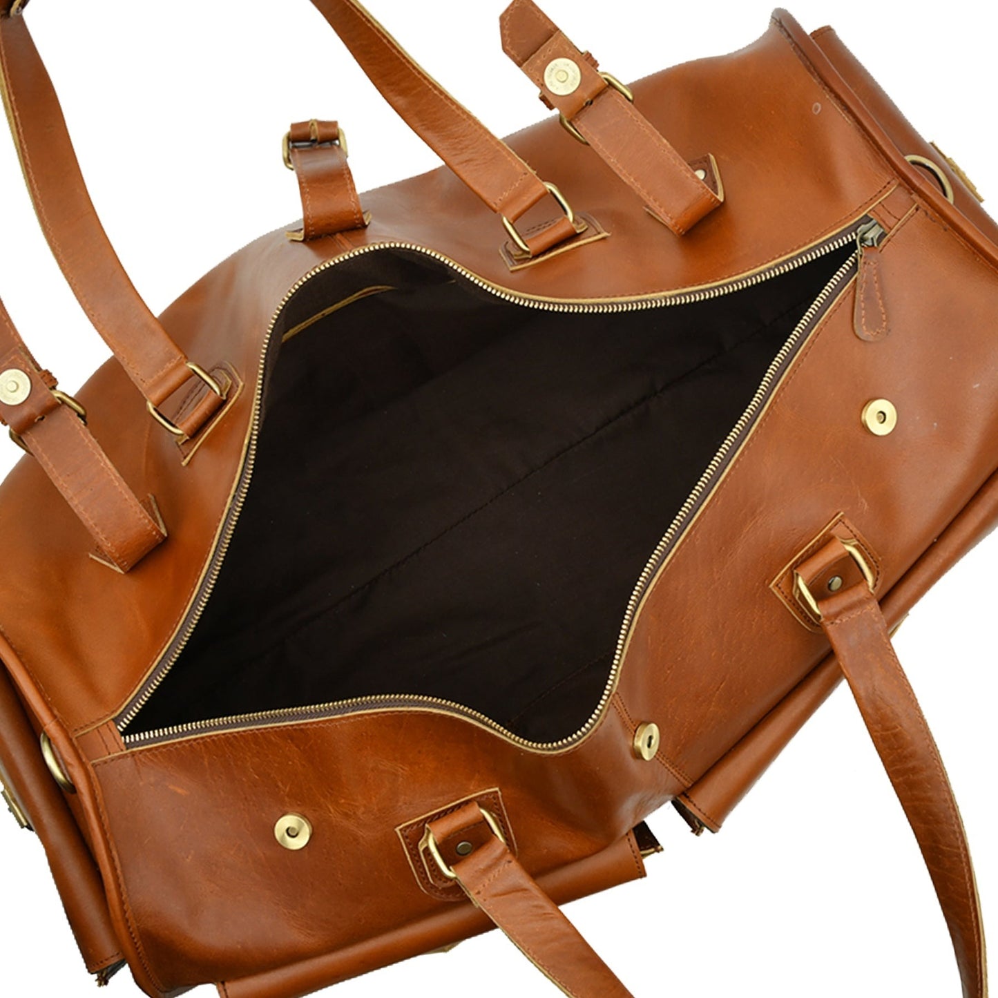 Genuine Leather Duffle Bag 32 Inches