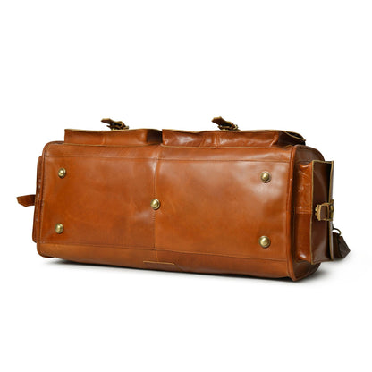 Genuine Leather Duffle Bag 32 Inches