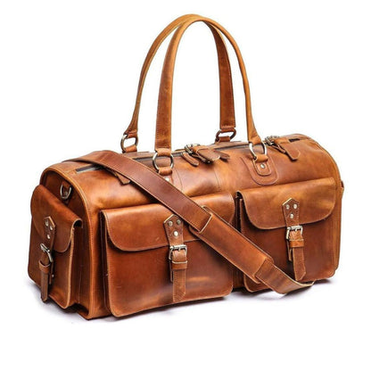 Genuine Leather Duffle Bag 32 Inches