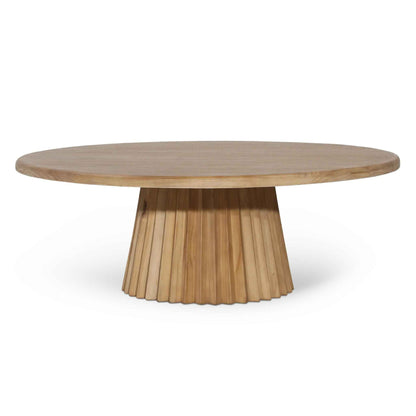 HYLAND ROUND NATURAL PINE COFFEE TABLE