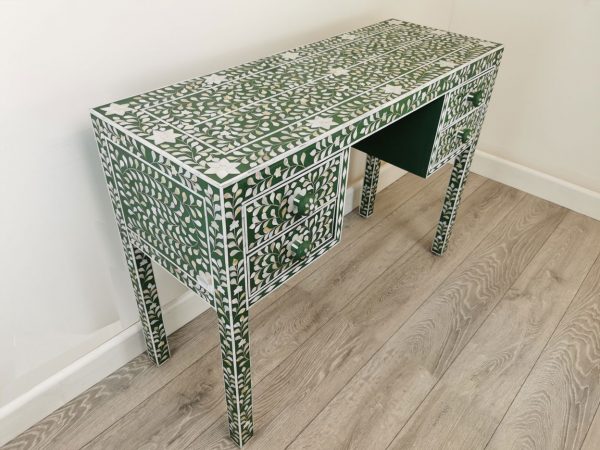 Mother of Pearl 4 Drawer Console Table Handmade with  Customized.