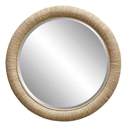Mariner Round Mirror Natural