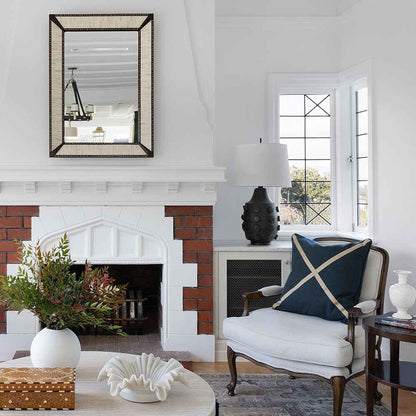 Henley Wood & Bone Mirror