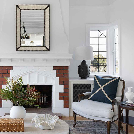 Henley Wood & Bone Mirror