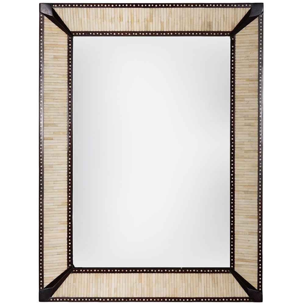 Henley Wood & Bone Mirror