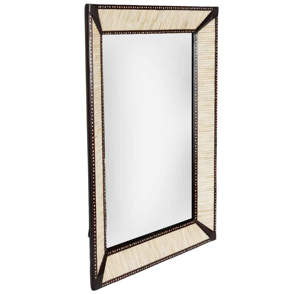 Henley Wood & Bone Mirror