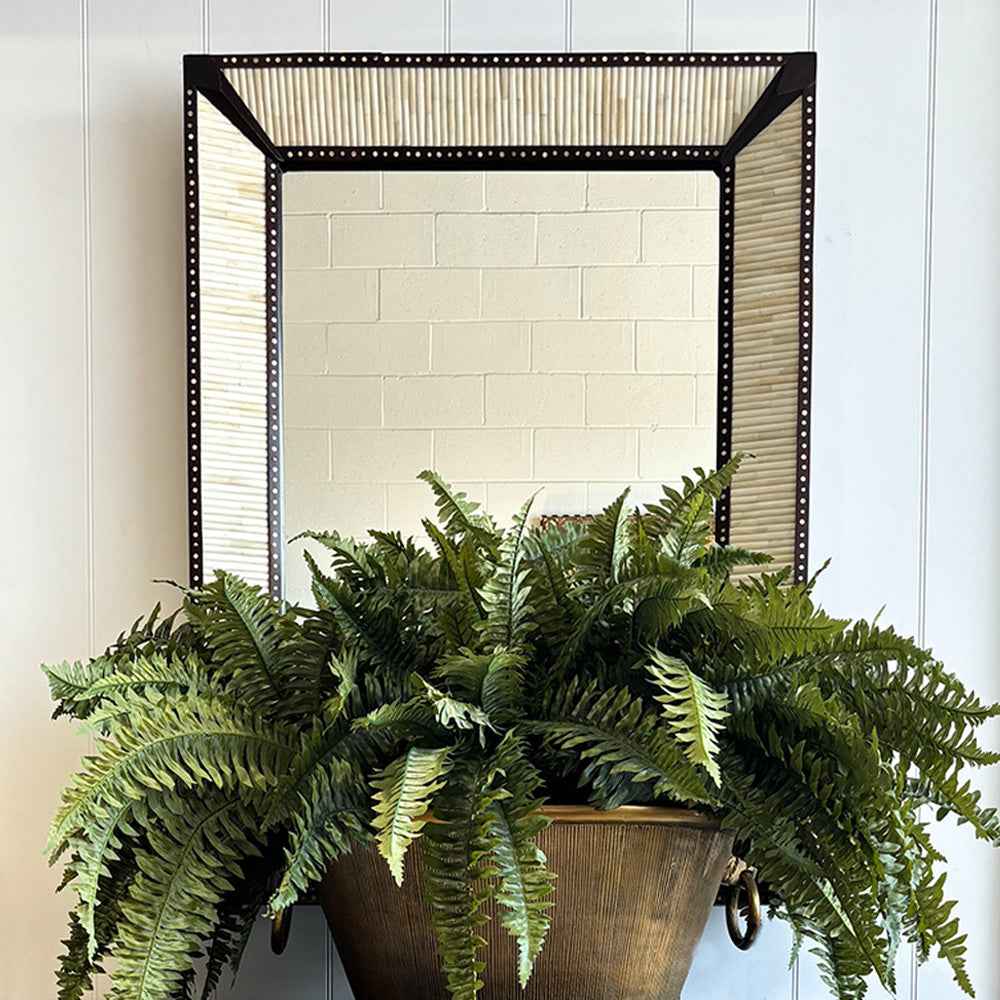 Henley Wood & Bone Mirror