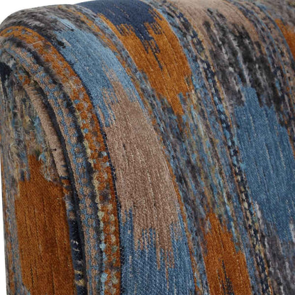 IKAT TEXTURED CHENILLE ARM CHAIR