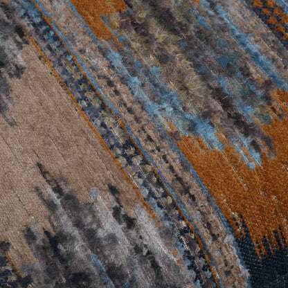 IKAT TEXTURED CHENILLE ARM CHAIR