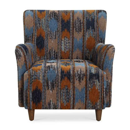 IKAT TEXTURED CHENILLE ARM CHAIR