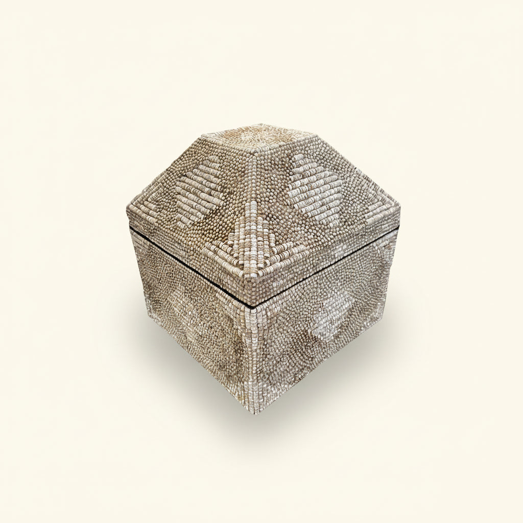Vintage Beaded Box