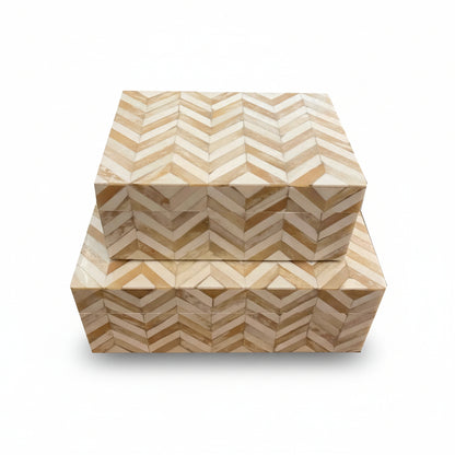 Chevron Bone Box