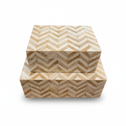 Chevron Bone Box
