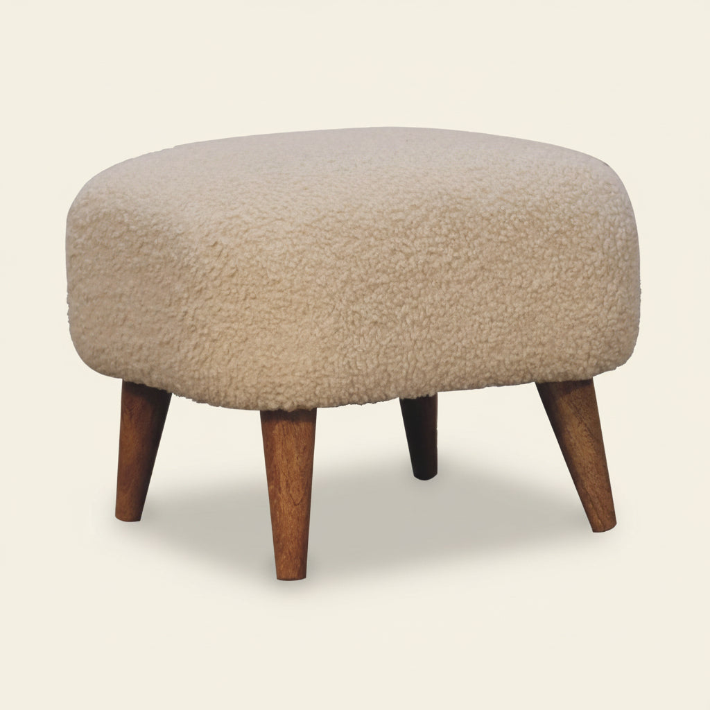 BOUCLE FOOTSTOOL