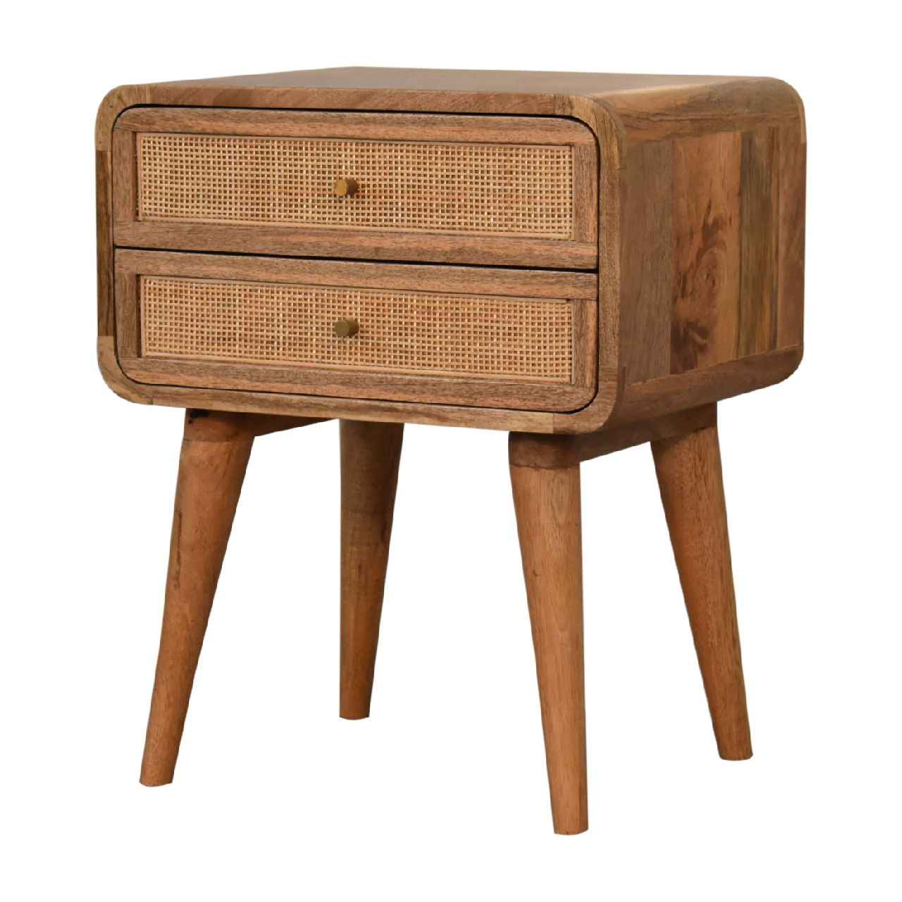 CLOSE-KNIT (BED)SIDE TABLE | NATURAL | 2 DRAWERS