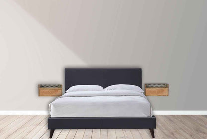 BONE INLAY GALLERY FLOATING (BED)SIDE TABLE | 1 DRAWER