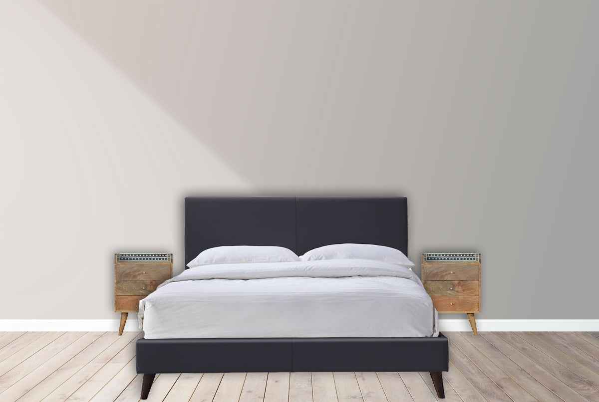 BONE INLAY GALLERY (BED)SIDE TABLE | 3 DRAWERS