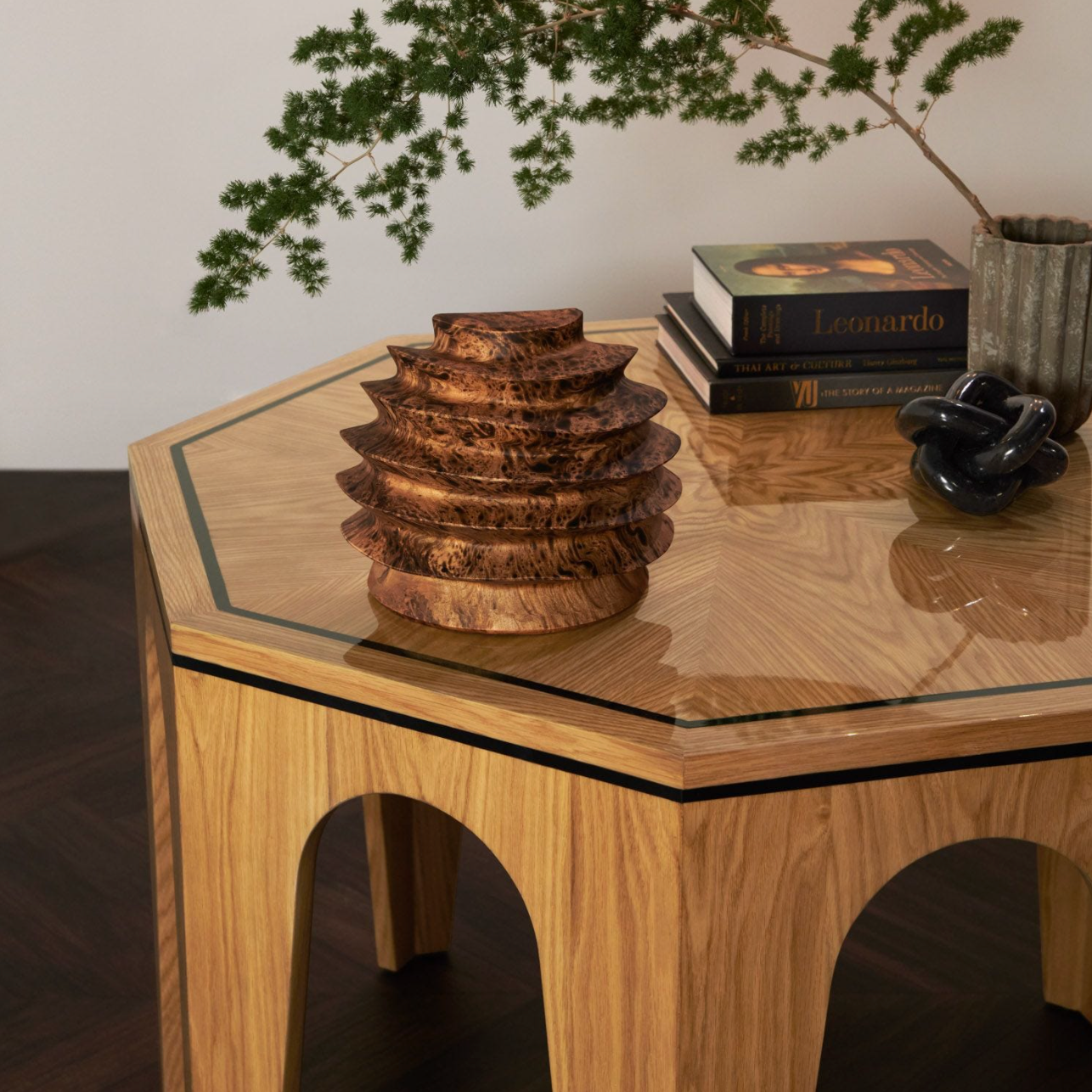 Inlay Octagonal Entry Table