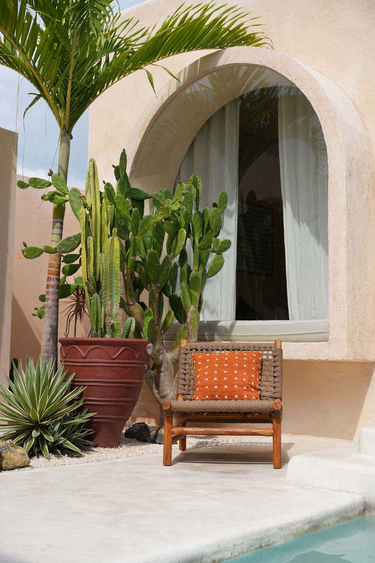 BAHAMAS ONE-SEATER  LOUNGER | NATURAL | OUTDOORS