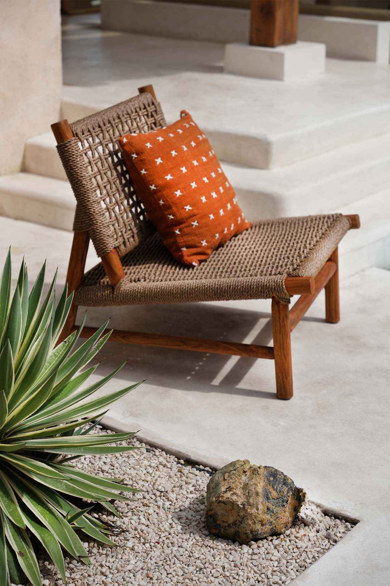 BAHAMAS ONE-SEATER  LOUNGER | NATURAL | OUTDOORS