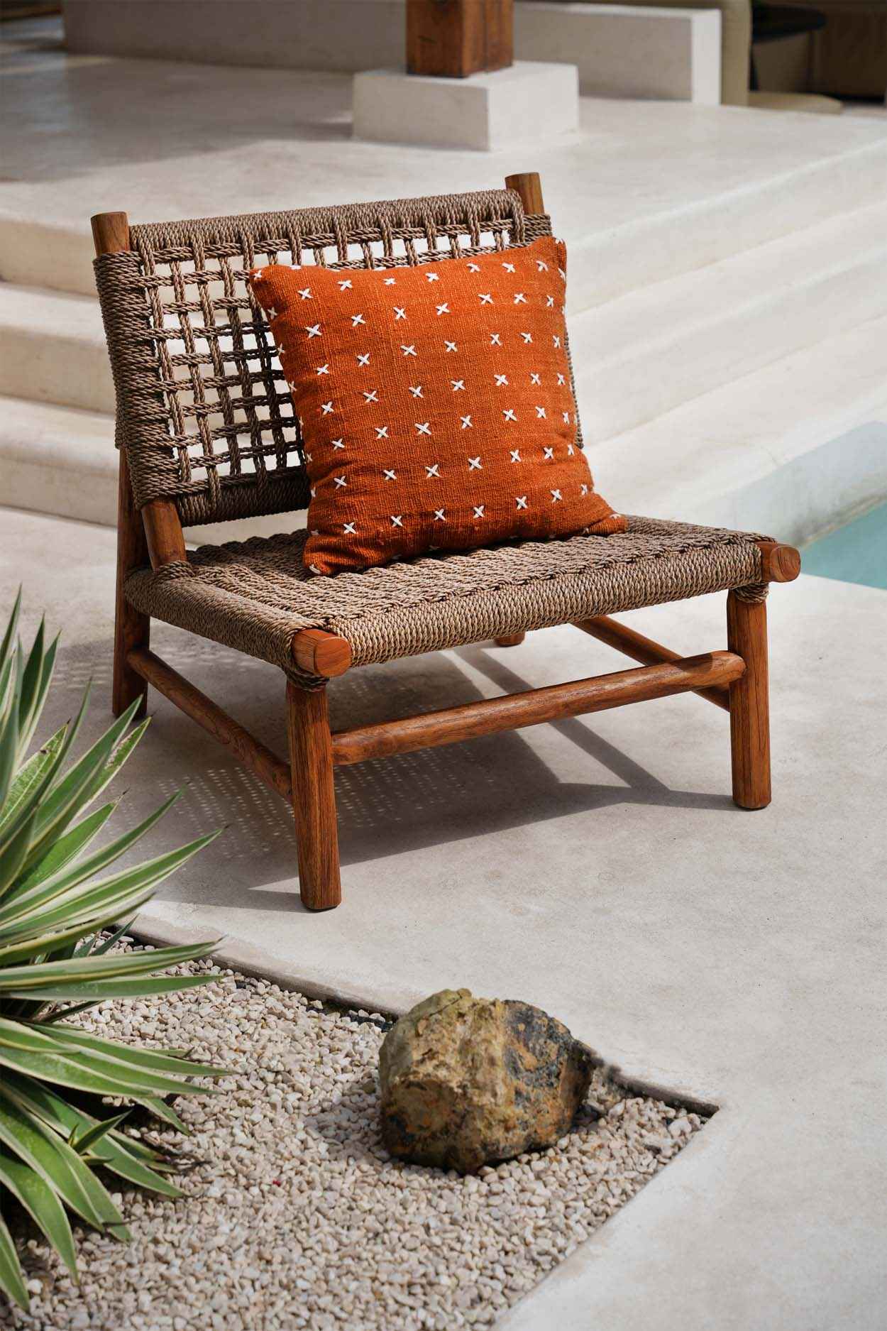 BAHAMAS ONE-SEATER  LOUNGER | NATURAL | OUTDOORS