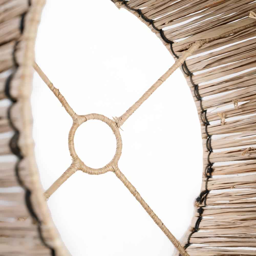 SKIATHOS TABLE LAMP | BLACK + NATURAL