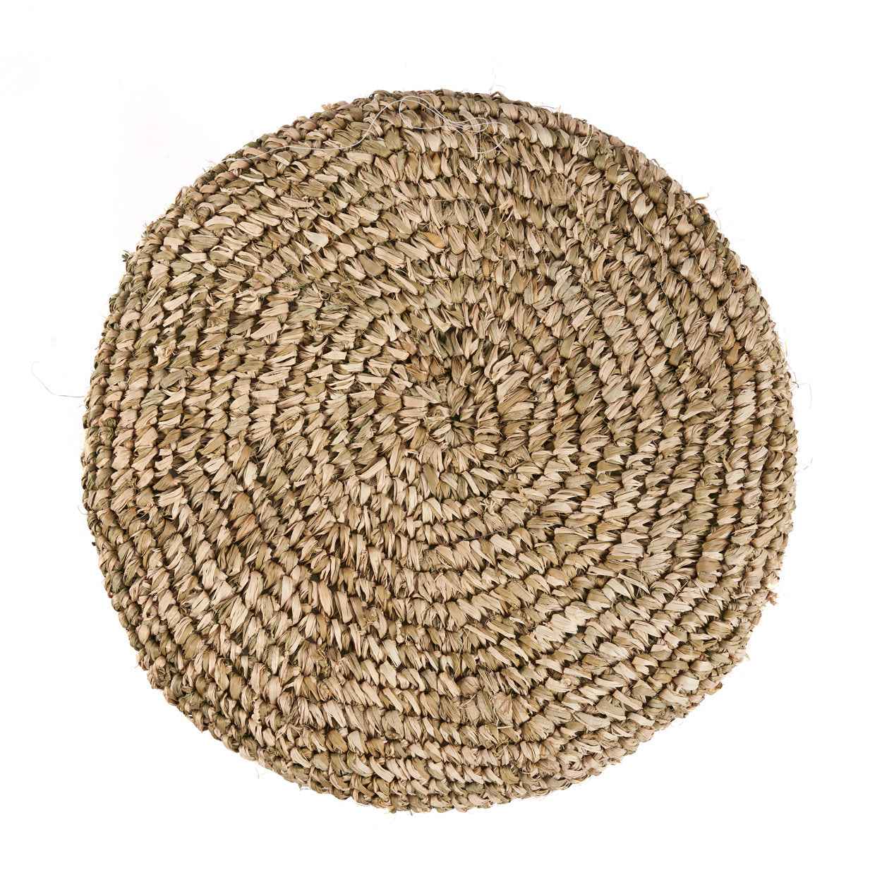 JUNO SMALL STOOL | RECLAIMED TEAK +RAFFIA | IN-OUTDOORS