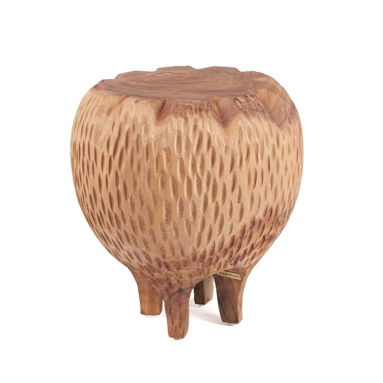 MALDIVES STOOL +SIDE TABLE | NATURAL