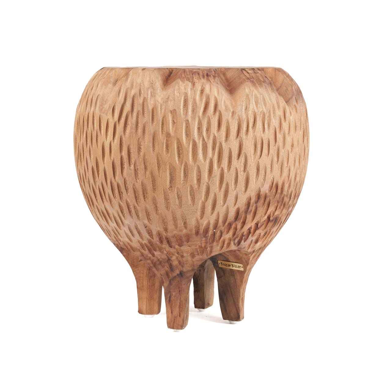 MALDIVES STOOL +SIDE TABLE | NATURAL