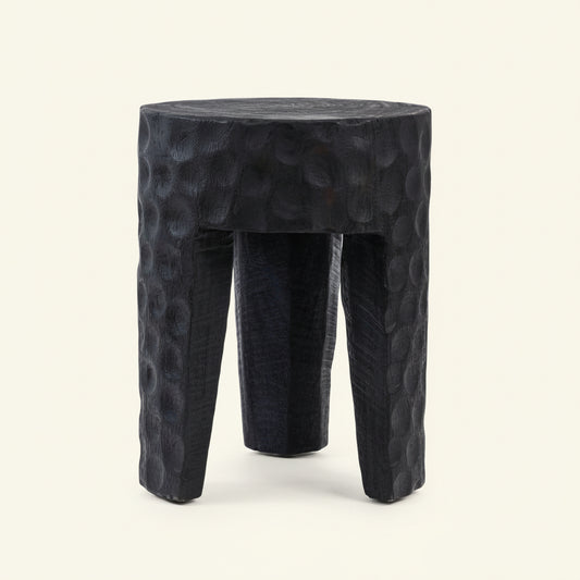 PARAMO SIDE TABLE - STOOL | BLACK | IN-OUTDOORS