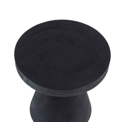 GRAVIT SIDE TABLE - STOOL | BLACK | IN-OUTDOORS