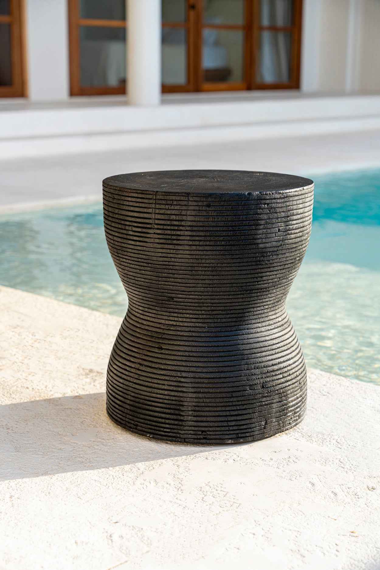 KOTORA SIDE TABLE - STOOL | BLACK | IN-OUTDOORS