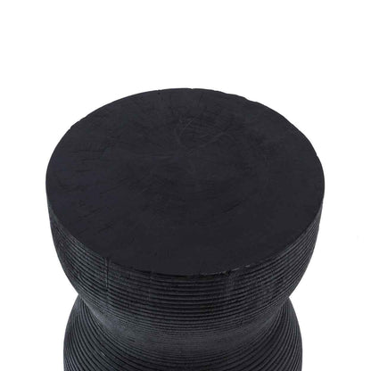 KOTORA SIDE TABLE - STOOL | BLACK | IN-OUTDOORS