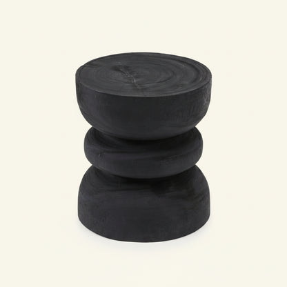 CINCIN SIDE TABLE - STOOL | BLACK | IN-OUTDOORS