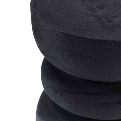 CINCIN SIDE TABLE - STOOL | BLACK | IN-OUTDOORS