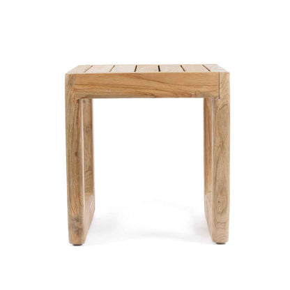 ITHACA SIDE TABLE + STOOL | RECLAIMED TEAK | IN-OUTDOORS