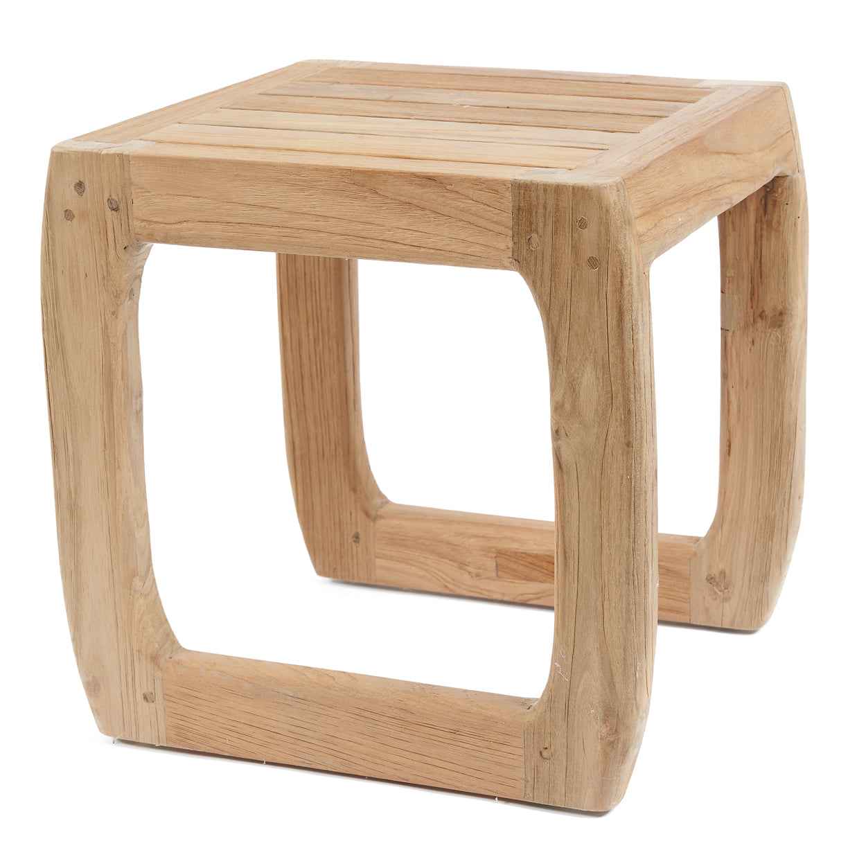 ITHACA SIDE TABLE + STOOL | RECLAIMED TEAK | IN-OUTDOORS