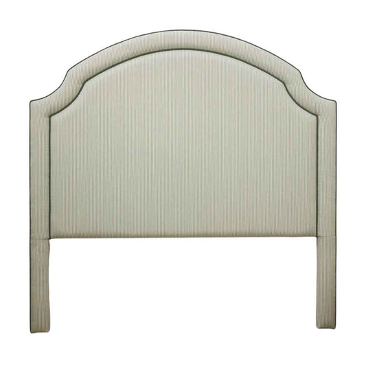 Jacquie Bedhead Sage Stripe With Green Piping