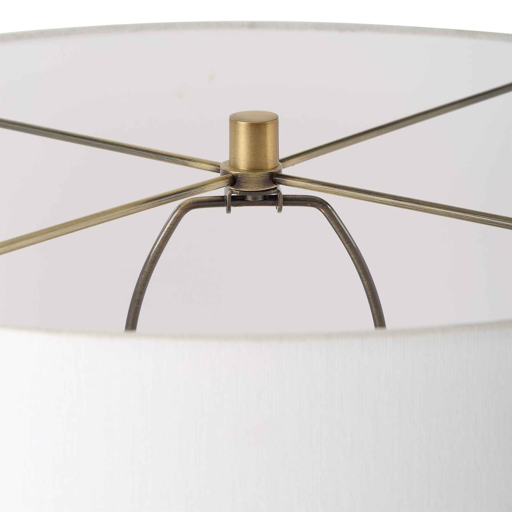 ANCHORAGE BRASS TRI-POD FLOOR LAMP