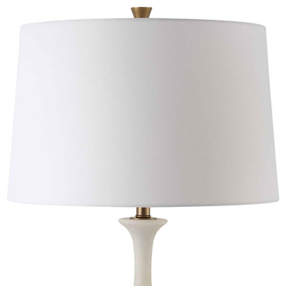 COLETTE WHITE STONE FLOOR LAMP