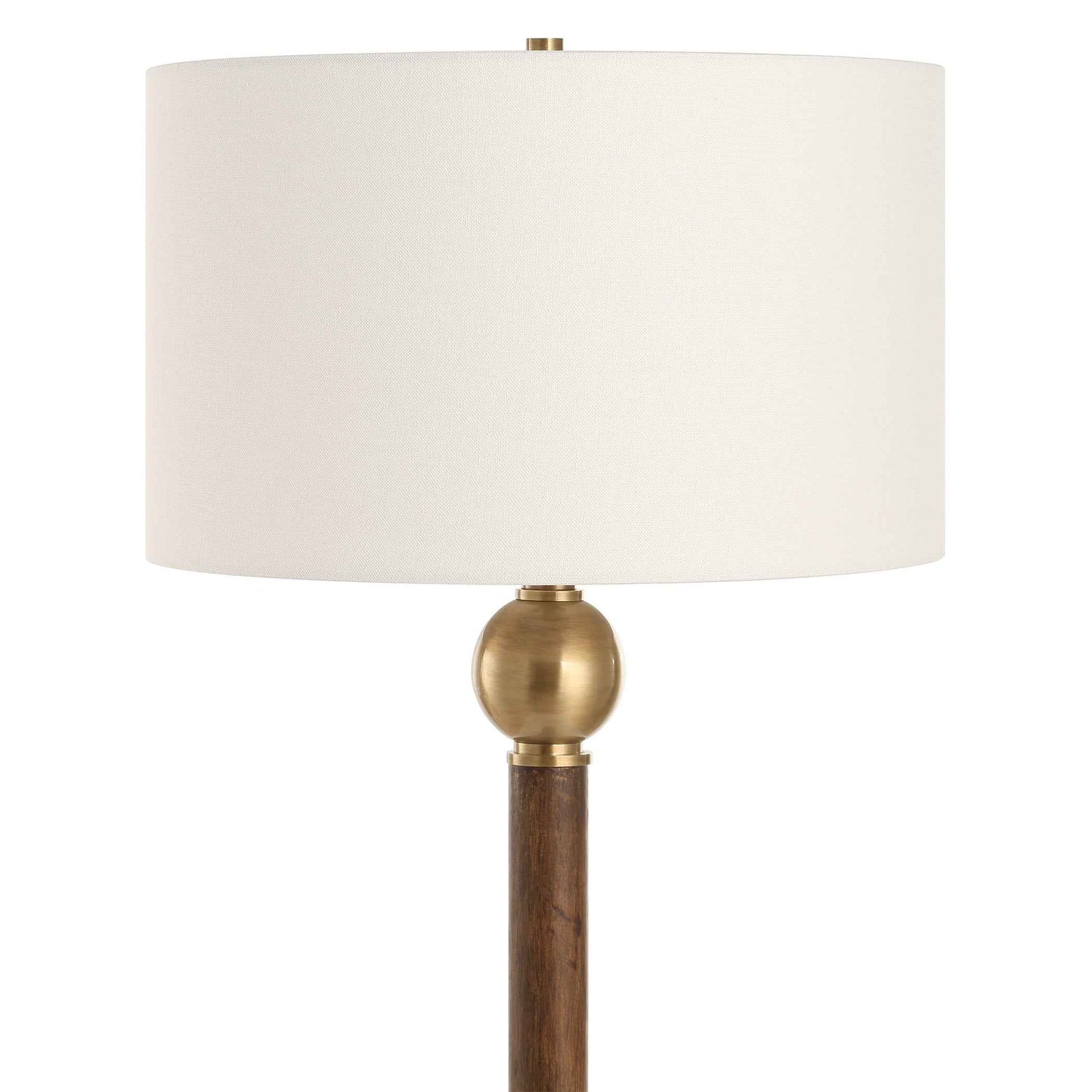 KEROS DARK OAK FLOOR LAMP