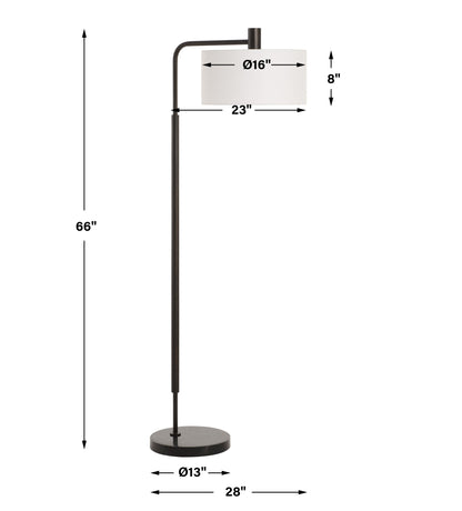 RICHIE BLACK FLOOR LAMP