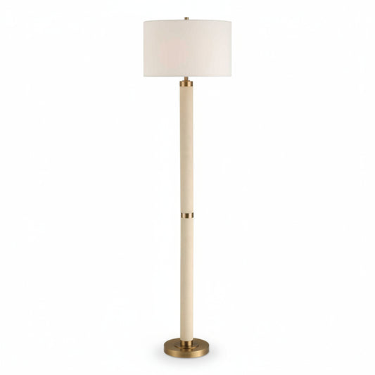 WESSEX WHITE FLOOR LAMP