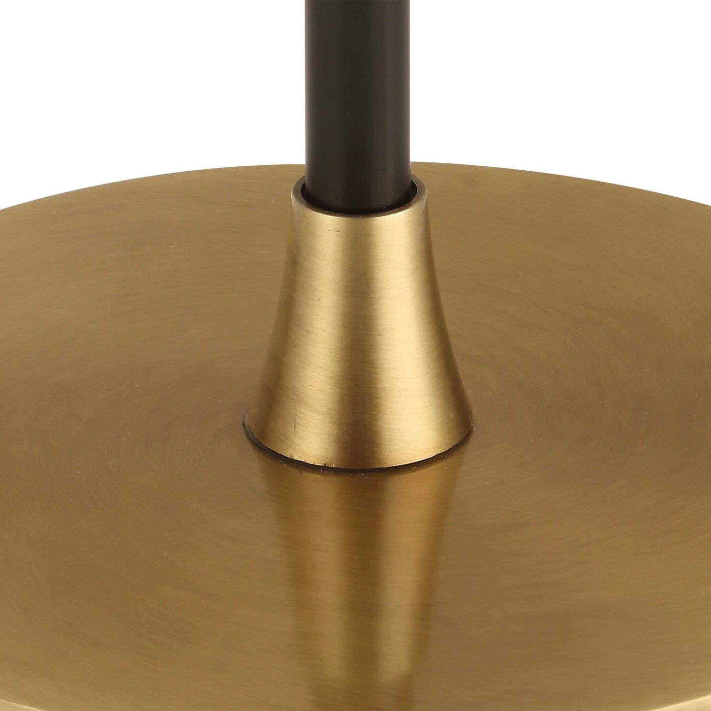 STOWE SATIN BLACK FLOOR LAMP